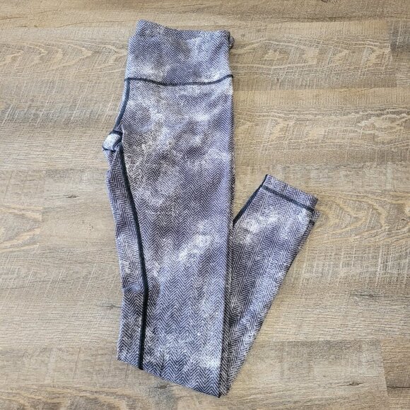 LULULEMON | Wunder Under Pant III Patterned Leggings | Sz. 10 - Picture 4 of 9